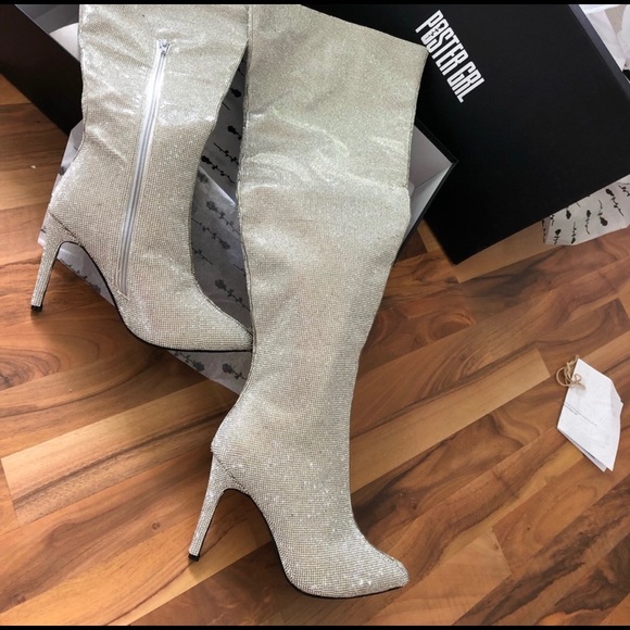 NEW Poster Grl Publicity Stunt Thigh High Boots 8 - Picture 2 of 4